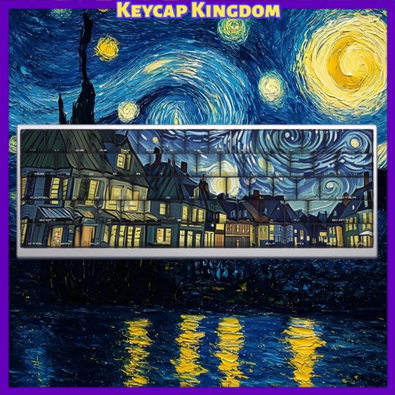 Gaming Accessories To Gift - Van Gogh Starry Sky Thema Keycap