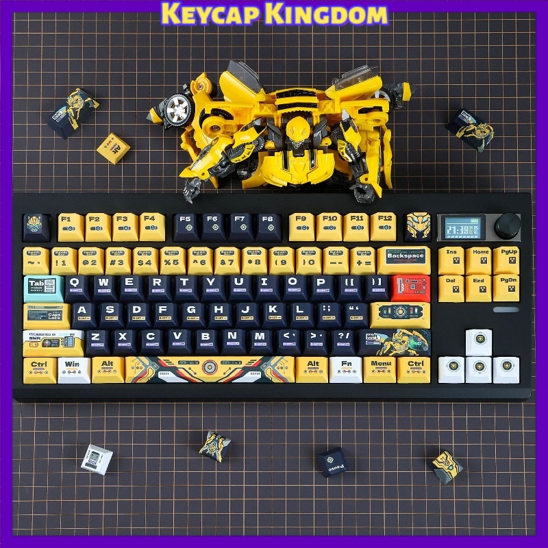 Gaming Accessories To Gift - Gele Bee Robot Thema Aangepaste Keycaps
