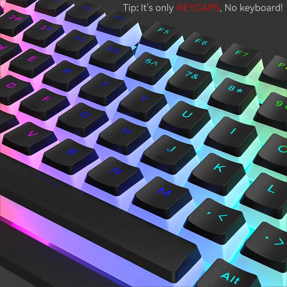 Nieuwe Pudding PBT Keycaps 129 - Gaming Accessories Combo recensie en prijs