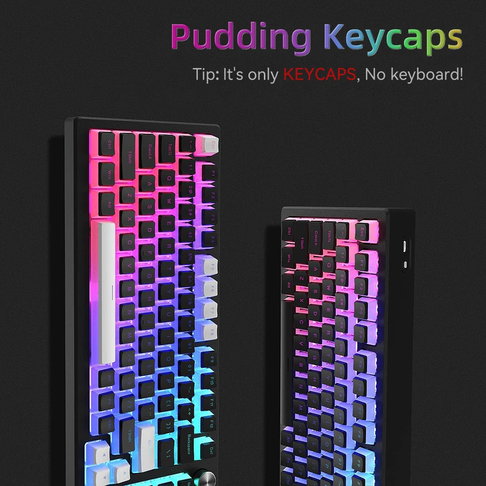 Nieuwe Pudding PBT Keycaps 129 - Gaming Accessories Combo recensie en prijs