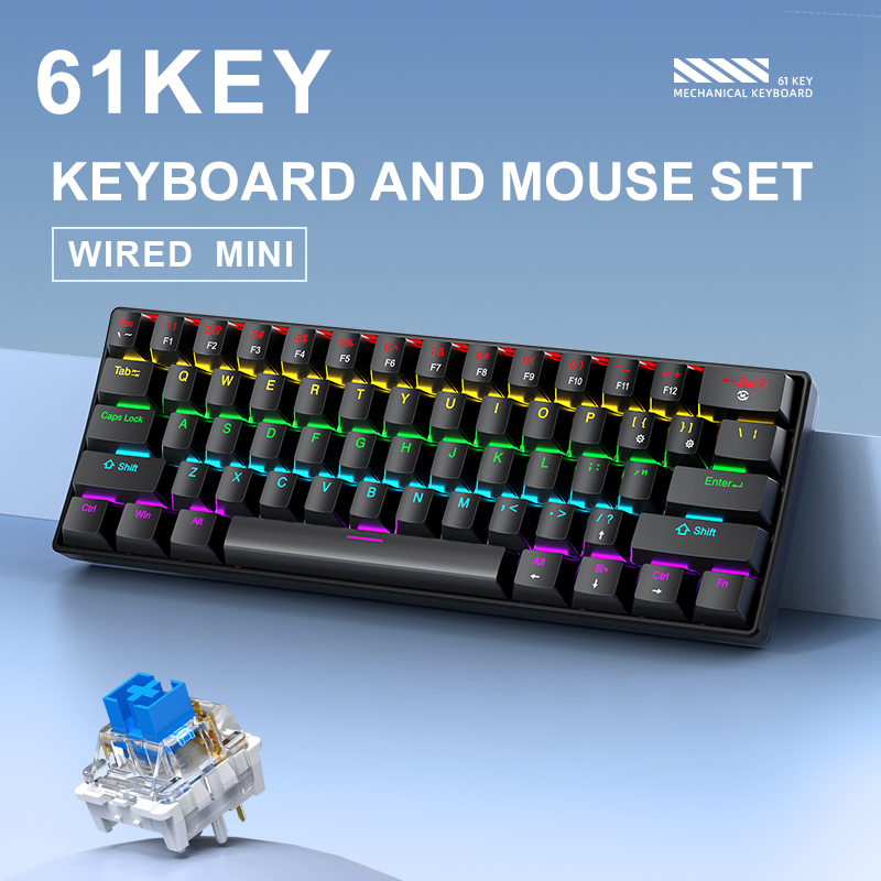 APAYADO K61 Mini mechanisch to - Gaming Accessories Combo recensie en prijs