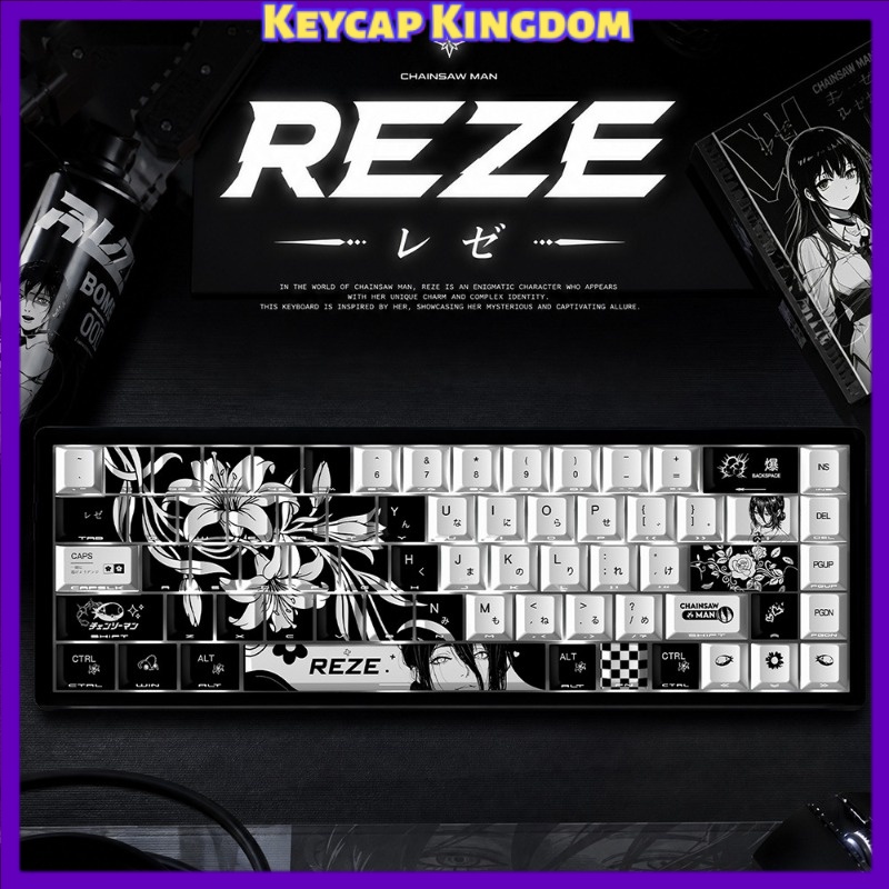 NIEUWE Reze 5.0 Anime Keycaps  - Gaming Accessories To Gift recensie en prijs